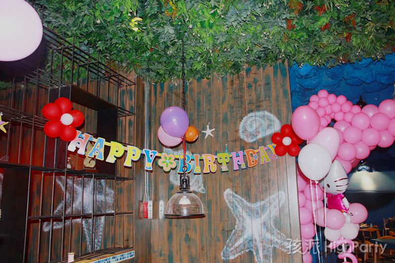 萌萌哒hello kitty主题生日趴