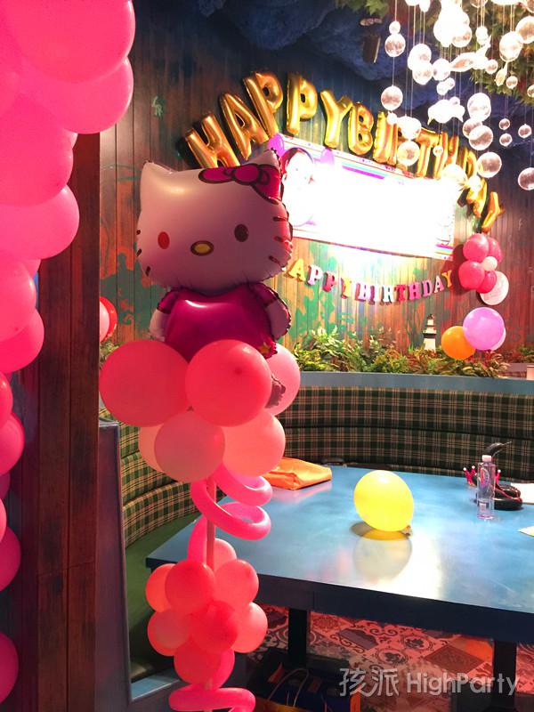 萌萌哒hello kitty主题生日趴