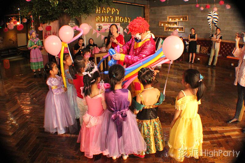 长春粉色梦幻公主五岁生日派对