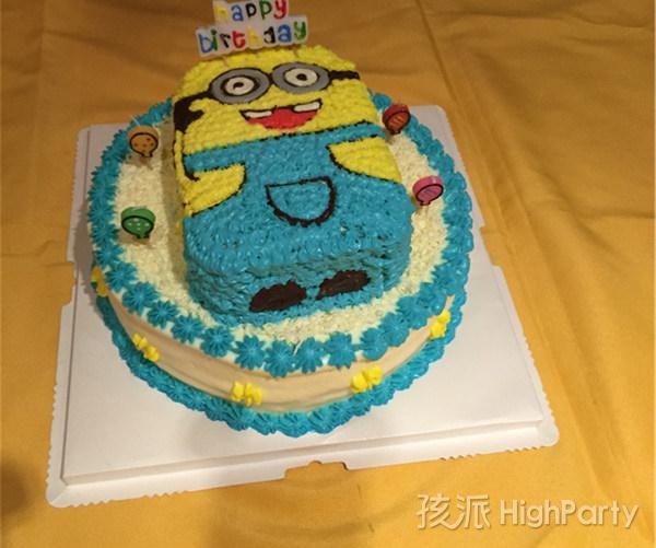 小黄人生日蛋糕